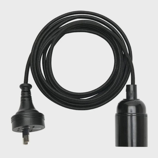 Gypsy Cord Set with Plug - MA97BLK - ARCK Electrical Wholesale Supplies
