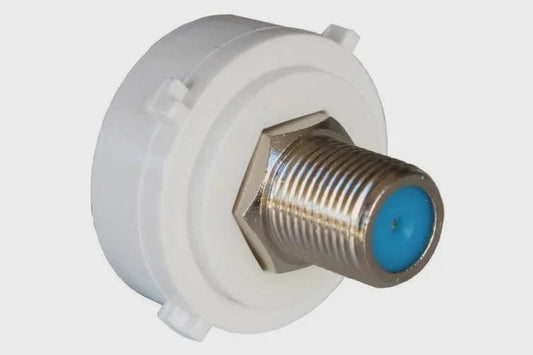 Hager Mechanism TV 3GHz F to F Gloss White  - WBMTV75PY - ARCK Electrical Wholesale Supplies