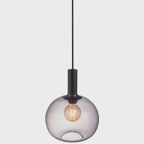 Alton25 Pendant Light W250mm Black / Smoked Glass - 47313047 - ARCK Electrical Wholesale Supplies
