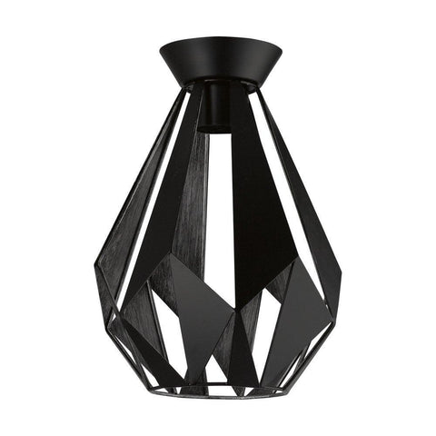 Carlton 1 DIY Batten Fix Light Black & Silver 205mm - 203317