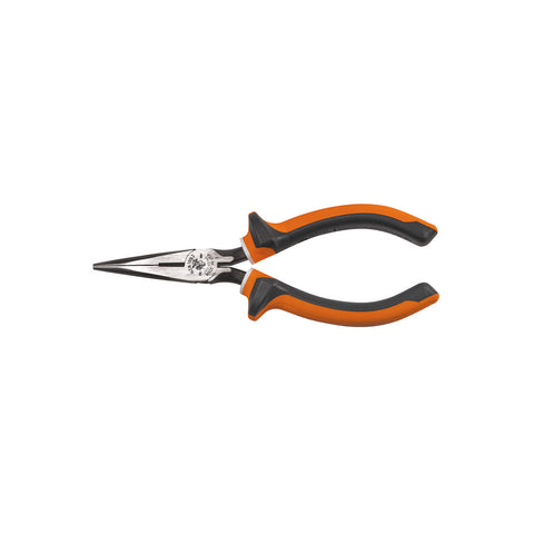 Klein Tools Long Nose Side Cutter Pliers 6-Inch Slim Insulated- A-203-6-EINS