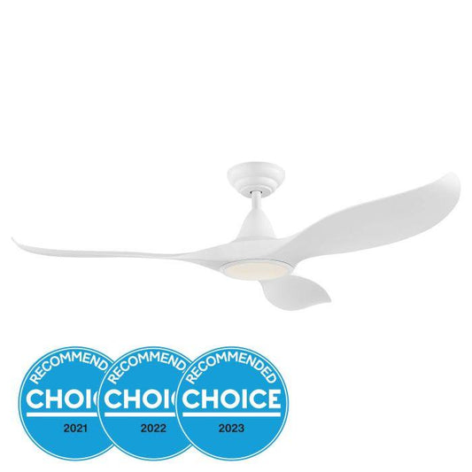 Noosa 52 DC Fan 18W LED Tri-Col - 202971 - ARCK Electrical Wholesale Supplies