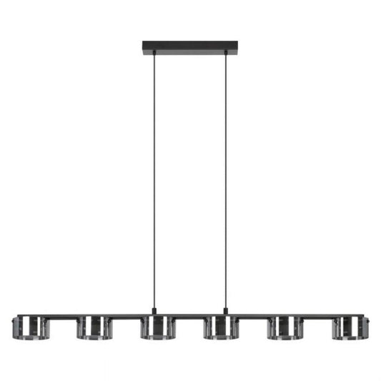 Copillos 6 LED Light Pendant Warm White 3000K Black / Steel - 204735
