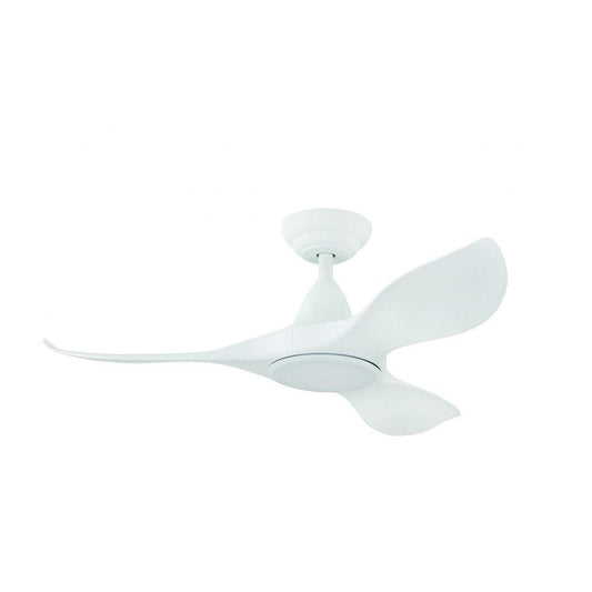 Noosa DC Ceiling Fan 40" With LED Light Matt White - 204787