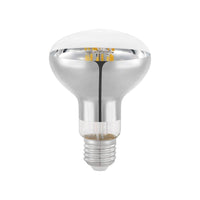 8W E27 3000K R80 Non-Dim Reflector Globe - 204813