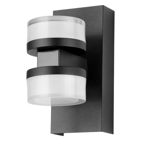 ROMENDO 2 LED Wall Light 2x5W TRI Colour Black Steel -205048