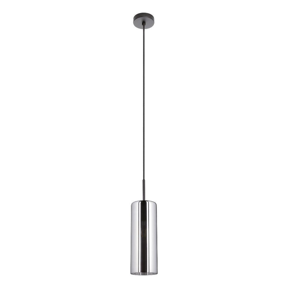 Selvino 1 Light Pendant Black Transparent - 205159N