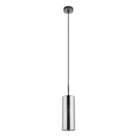 Selvino 1 Light Pendant Black Transparent - 205159N