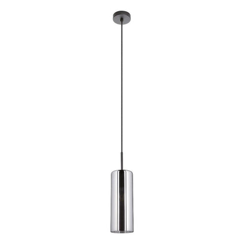 Selvino 1 Light Pendant Black Transparent - 205159N