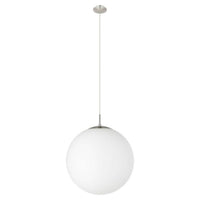 Rondo 1 Light Pendant Satin Nickel Steel - 205242