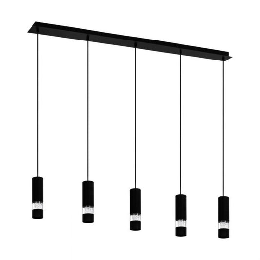 Bernabeta 5 LED Light Pendant 5x5W 4000K Black Steel - 205308