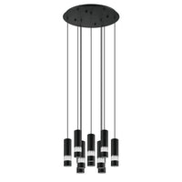 Bernabeta 10 LED Light Pendant 10x5W 4000K Black Steel - 205311