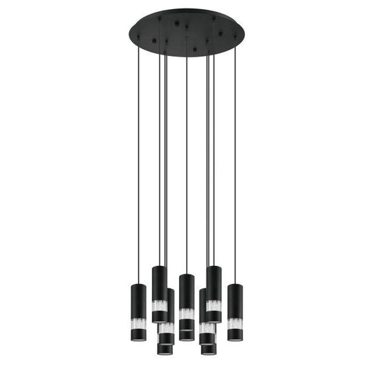 Bernabeta 10 LED Light Pendant 10x5W 4000K Black Steel - 205311