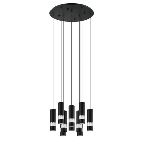 Bernabeta 10 LED Light Pendant 10x5W 4000K Black Steel - 205311