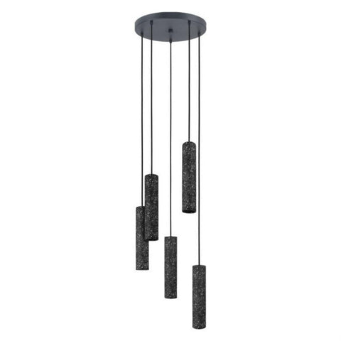 Mentalona 5 LED Light Pendant 5x5W 4000K Anthracite Steel - 205314