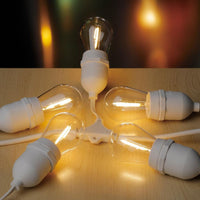 Outdoor Festoon 10 Light Kit Hanging White 12V Warm White - 205396N