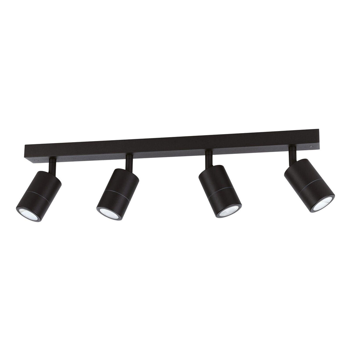 FREMANTLE 4lt GU10 Adjustable Bar IP55 Dimmable Exterior Wall Light Matt Black - 206164