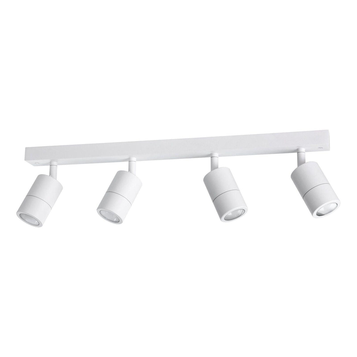 FREMANTLE 4lt GU10 Adjustable Bar IP55 Dimmable Exterior Wall Light Matt White - 206165