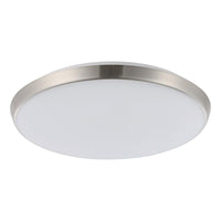 Ollie 2 18W/25W Dimmable LED Oyster Satin Nickel / Tri-Colour - 206395