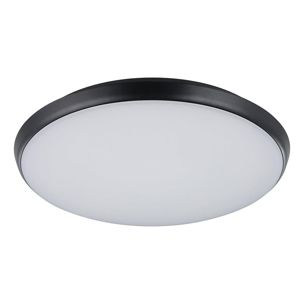 Ollie 2 18W/25W Dimmable LED Oyster Black / Tri-Colour - 206398