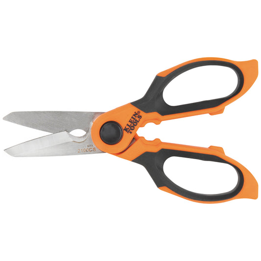 Klein Tools Long Reach Cable Stripping Electrician Scissors, 7-Inch- A-2100CS