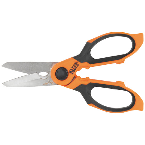 Klein Tools Long Reach Cable Stripping Electrician Scissors, 7-Inch- A-2100CS