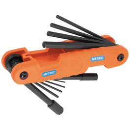 Klein Tools A-70550M 10 Key Pro Folding Hex Key Set - Metric - ARCK Electrical Wholesale Supplies