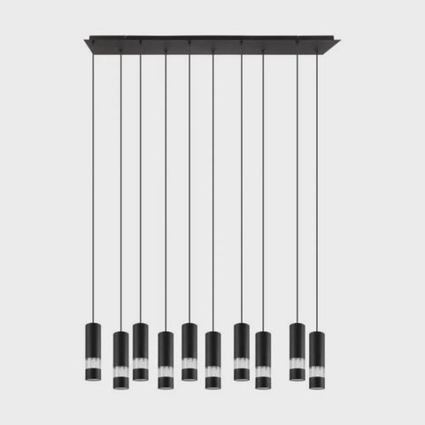 Bernabeta 10 LED Pendant Black Steel - 205309 - ARCK Electrical Wholesale Supplies