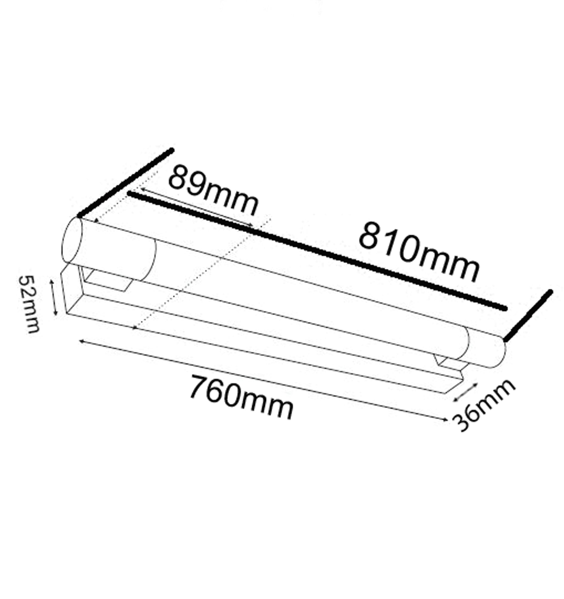 WALL Int S/M CYLINDER Chrome - VANITY-1