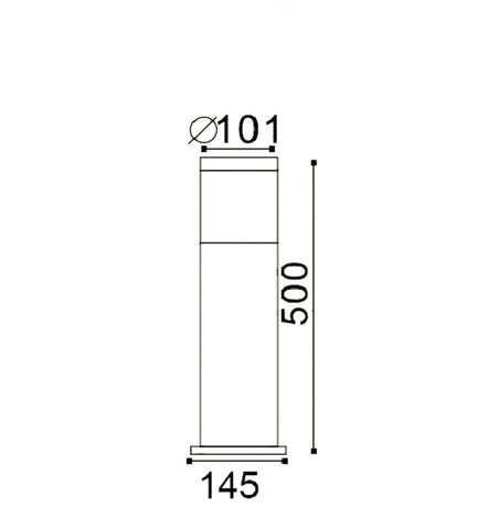 Tall Bollard Light - CLA1615L