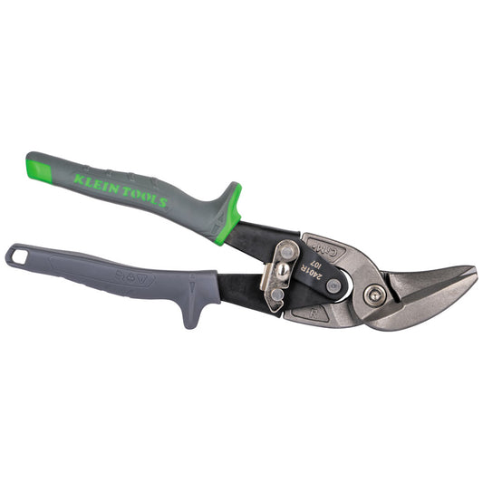 Klein Tools Offset Right-Cutting Aviation Snips- A-2401R