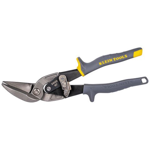 Klein Tools Offset Straight-Cutting Aviation Snips- A-2402S