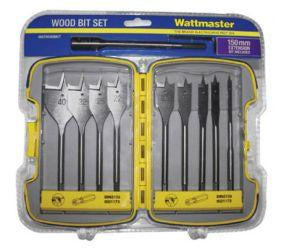 WATTMASTER 11 Pieces Wood Bit Set - WATHSWBKIT - ARCK Electrical Wholesale Supplies