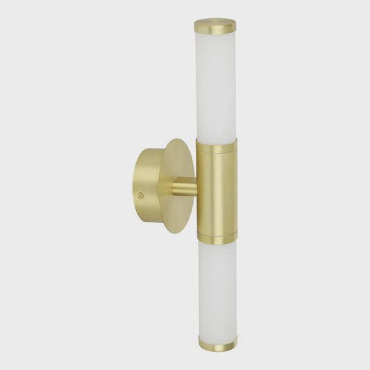 Palmera 1 9W LED Up/Down Wall Light Matt Brass / Warm White - 205024 - ARCK Electrical Wholesale Supplies