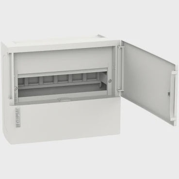 Clipsal 12 Pole Resi MAX Switchboard 12 Modules Surface Mount | White- RMXE112S - ARCK Electrical Wholesale Supplies