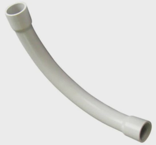 Telstra & NBN 20mm PVC Long Radius 90 Degree Bend - 30503NLS - ARCK Electrical Wholesale Supplies