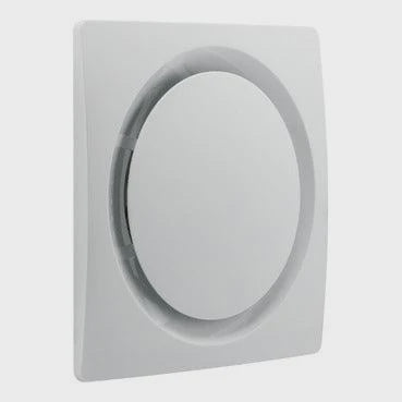 Clipsal, Clipsal Airflow, Exhaust Fan With Round Inset Grille White Suits 100mm Duct - CEF30R-WE - ARCK Electrical Wholesale Supplies