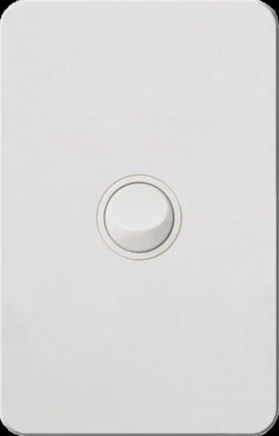 Hager 16 Amp 1 Gang SILHOUETTE - WBSSV1-MW - ARCK Electrical Wholesale Supplies