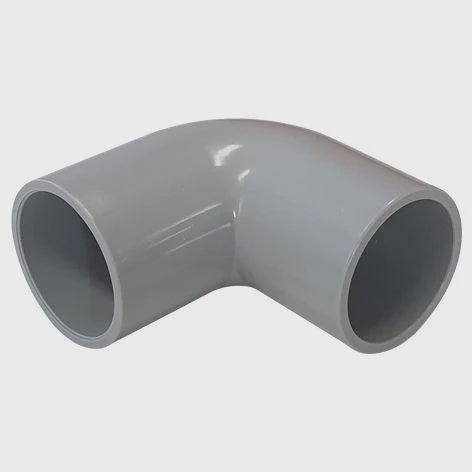 PVC - Elbow Right Angle Grey 20mm - ELB-20G/RA - ARCK Electrical Wholesale Supplies
