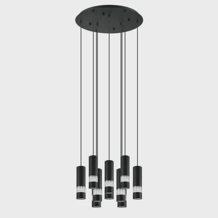 Bernabeta 10 LED Light Pendant 10x5W 4000K Black Steel - 205311 - ARCK Electrical Wholesale Supplies