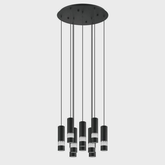Bernabeta 10 LED Light Pendant 10x5W 4000K Black Steel - 205311 - ARCK Electrical Wholesale Supplies