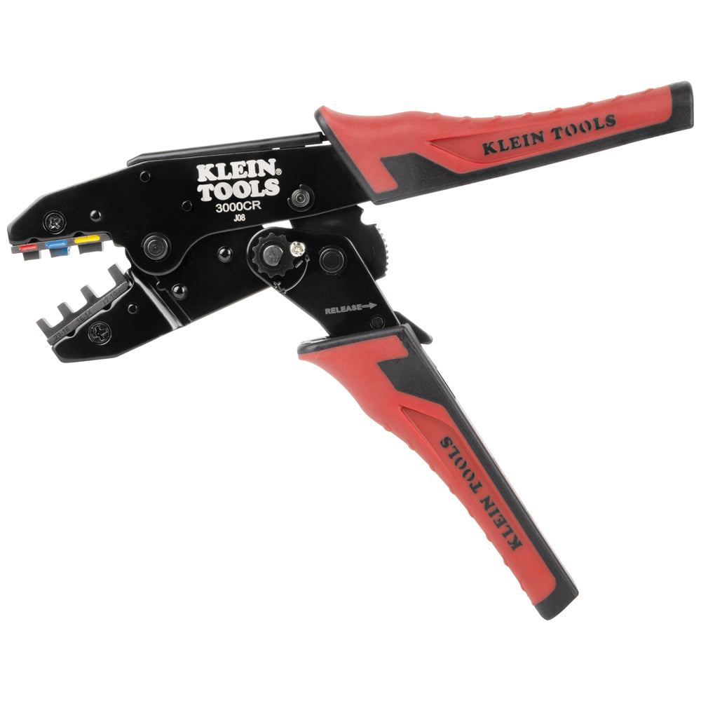 Klein Tools A-3007CR Ratcheting Crimper Heat Shrink Terminals - ARCK Electrical Wholesale Supplies