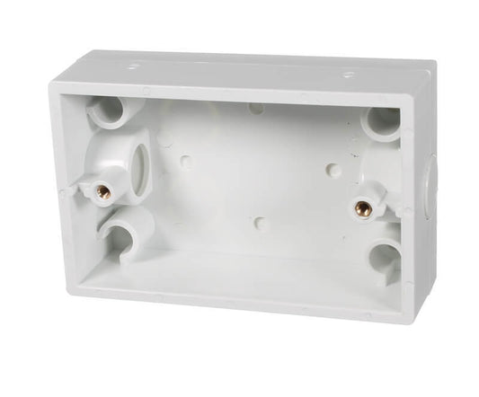 Enclosed Mounting Block Surface Mount 20mm 2 Way Entry - 30318NLS - ARCK Electrical Wholesale Supplies