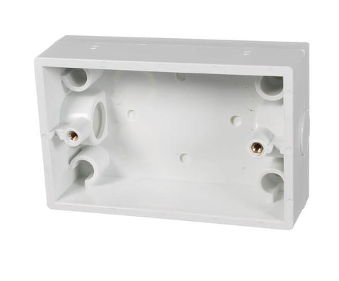 Enclosed Mounting Block Surface Mount 20mm 2 Way Entry - 30318NLS