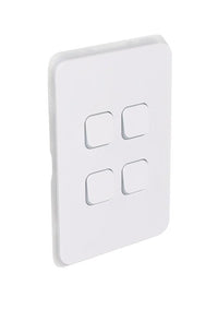 Clipsal Iconic 4 Gang Switch - 3044VA-VW