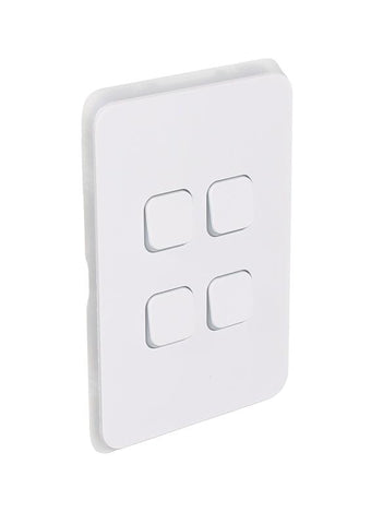 Clipsal Iconic 4 Gang Switch - 3044VA-VW