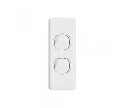 2 Gang Architrave switch 10A - 30595NLS