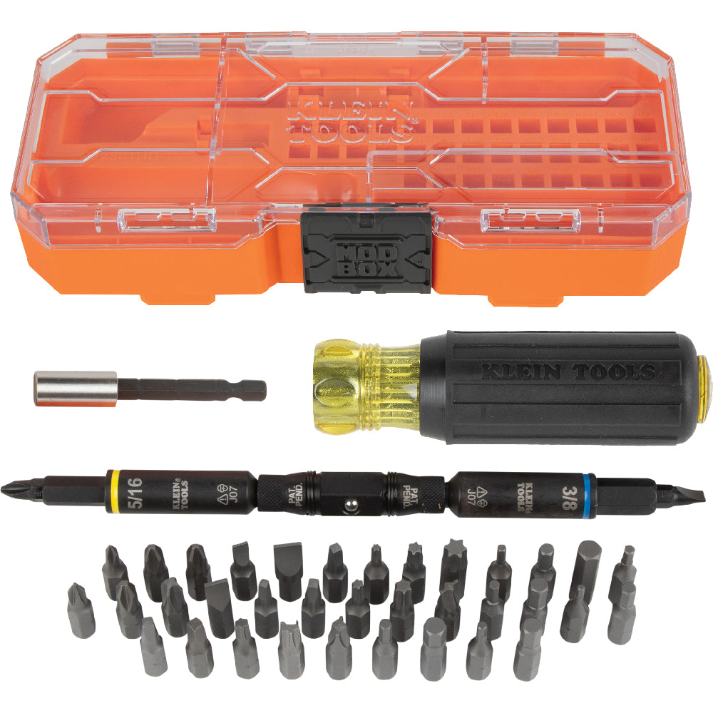 Klein Tools KNECT™ Impact-Rated Multi-Bit Screwdriver/Nut Driver Set,- A-32501HD