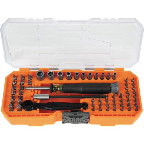 Klein Tools Precision Ratchet & Driver System 64PCS- A-32787MAU