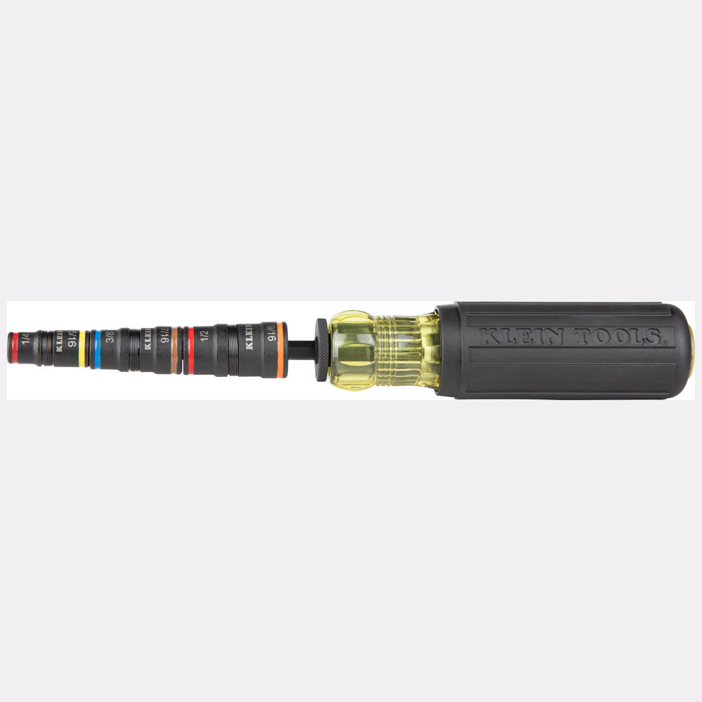 Klein Tools 7-in-1 Impact Rated Flip Socket Set with Handle- A-32910